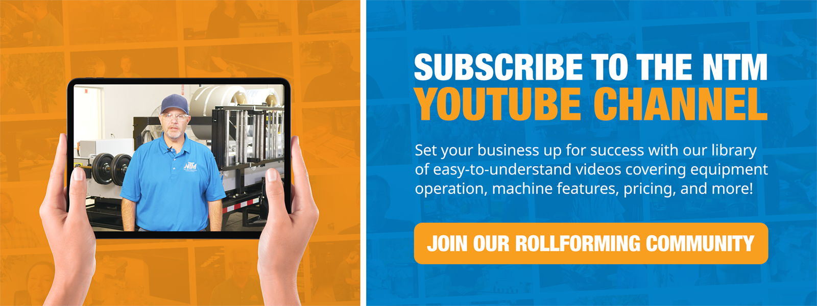 Subscribe to the New Tech Machinery YouTube Channel